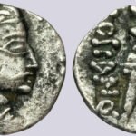 Kushans, AR obol, Heraios / Kujula Kadphises