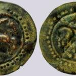 Central Asia, Silk Road, AE bracteate of Hunnic style