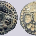Central Asia, Silk Road, AE bracteate of Hunnic style