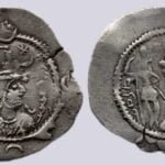 Sasanians, AR drachm, Khusru I, mint MA