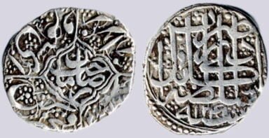 Barakzai, AR rupee, Dost Muhammad, Kabul, 1241AH