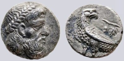 Bactrian Greeks / Seleucids, AR diobol, local series