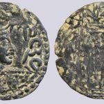 Western Turks, AE drachm, Nezak Malka, Kabulistan