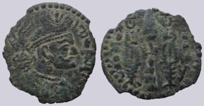 Western Turks, AE drachm, Tegin of Khorasan, Type 240