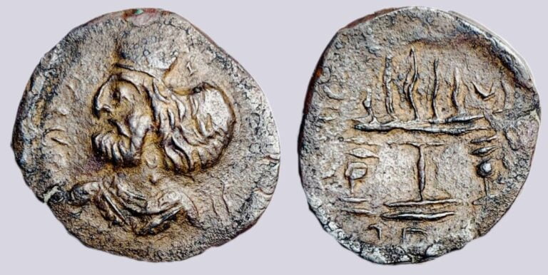 Indo-Parthians, AR tetradrachm, Farn-Sasan