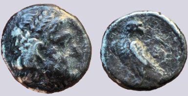 Bactrian Greeks / Seleucids, AR diobol, local series