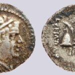 Bactrian Greeks, AR obol, Eukratides