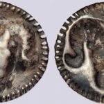 Central Asia, Silk Road, AR bracteate in Hunnic style