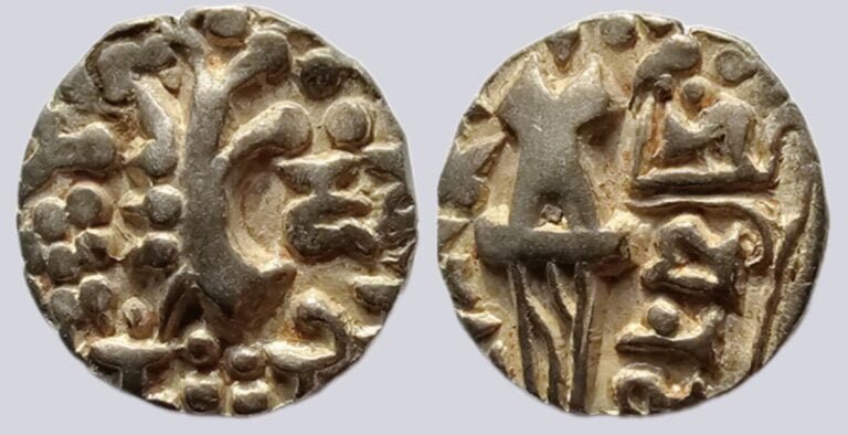 Kidarites, pale AV dinar, Sri Vinayaditya