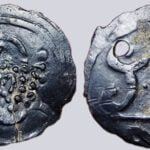 Hunnic Tribes, AE unit, Northern Tokharestan. 7th cent. AD