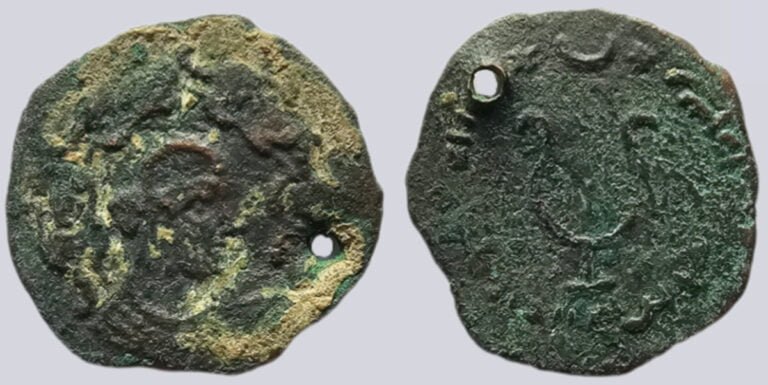 Western Turks, AE ½ drachm, Later Nezak, Type 204