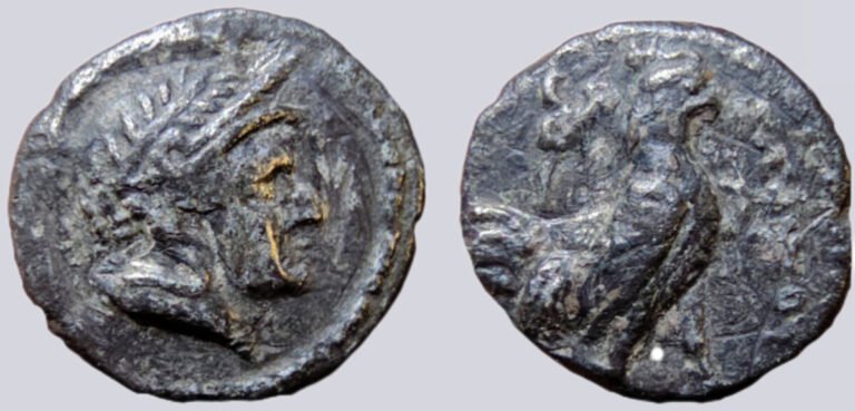 Bactrian Greeks / Seleucids, AR obol, Sophytos