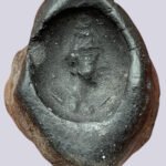 Hunnic Clay Sealing. Alkhan / Alchon Huns. 5th cent. AD