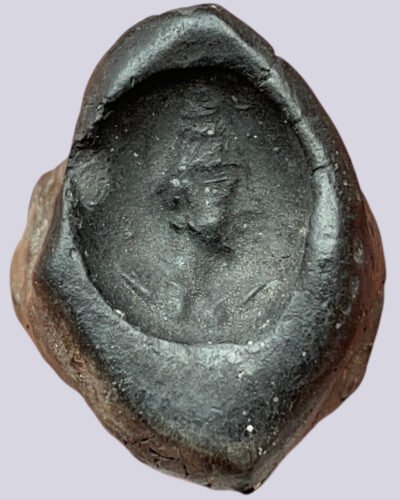 Hunnic Clay Sealing. Alkhan / Alchon Huns. 5th cent. AD