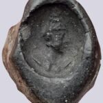Hunnic Clay Sealing. Alkhan / Alchon Huns. 5th cent. AD