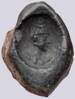 Hunnic Clay Sealing. Alkhan / Alchon Huns. 5th cent. AD