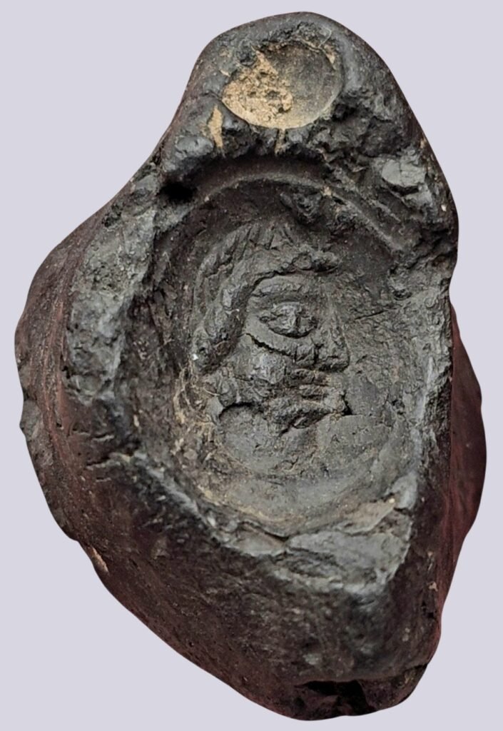 Hunnic Clay Sealing. Hephthalites. 5th cent. AD