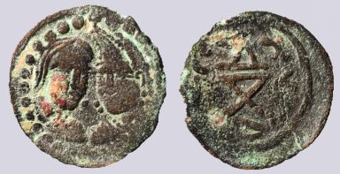 Central Asia, Soghd, AE unit, rulers of Fiknan, 7th-8th cent. AD