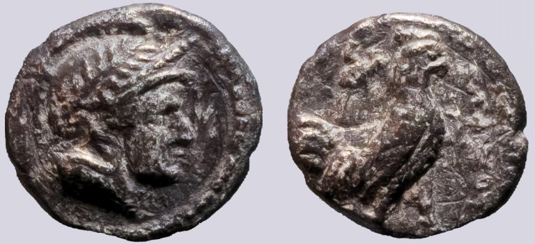 Bactrian Greeks / Seleucids, AR obol, Sophytos - Image 1