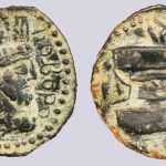 Kushano-Sasanians, AE drachm, Shapur Shahinshah