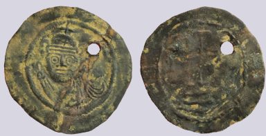 Central Asia / Silk Road, hunnic AE imitations of Byzantine style