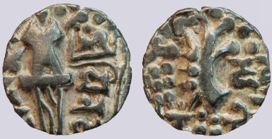 Kidarites, pale AV dinar, Sri Vinayaditya