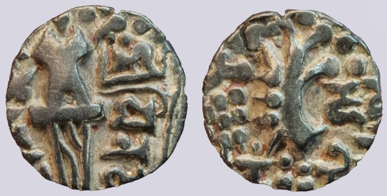 Kidarites, pale AV dinar, Sri Vinayaditya - Image 1