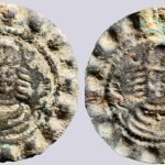 Central Asia, Silk Road, AE bracteate of Hunnic style