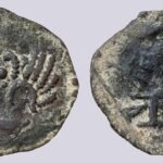 Iranian Huns, AE ½ drachm, Western Turk Influence, Type 245D