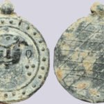 Central Asia, Silk Road, PB pendant in Hunnic style