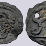 Hunnic Tribes, AE unit, Northern Tokharestan. 7th cent. AD