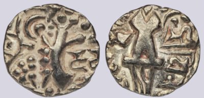 Kidarites, pale AV dinar, Sri Vinayaditya