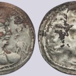 Alchon Huns, AR plated drachm, temp. Khingila, Type 61