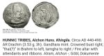 Alchon Huns, AR drachm, temp. Khingila - Image 2