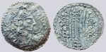 Iranian Huns, AR obol, Nezak Kings