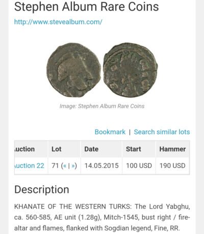 Hunnic Tribes, AE unit, "Lord Yabghu"