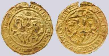 Mongol conquest of Central Asia, AV bracteate, 13th cent. AD