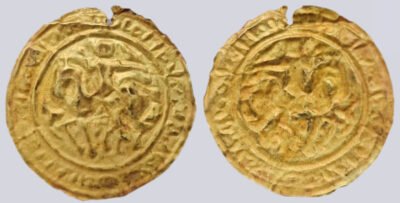 Mongol conquest of Central Asia, AV bracteate, 13th cent. AD