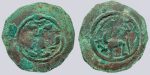 Western Turks, AE drachm, Khalaj, Siva reverse