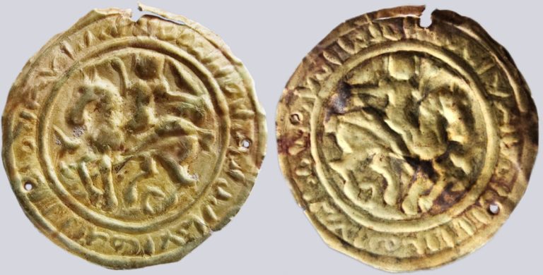 Mongol conquest of Central Asia, AV bracteate, 13th cent. AD