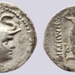 Bactrian Greeks, AR obol, Demetrios