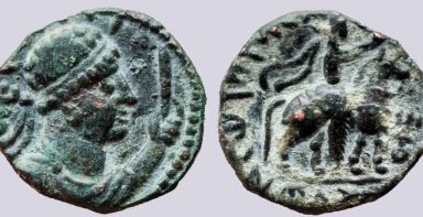 Kushans, AE tetradrachm, Vima Taktho / Soter Megas