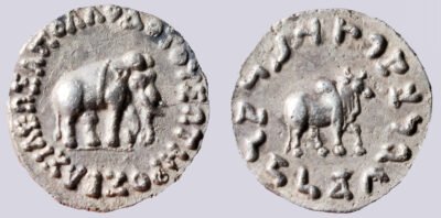 Indo-Greek Kingdoms, AR drachm, Apollodotos I