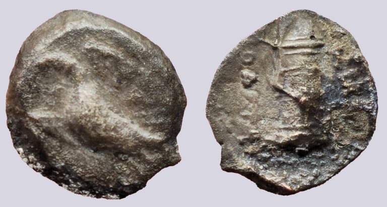 Bactrian Greeks, AE unit, Diodotos I or II - Image 1