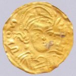 Central Asia / Silk Road, AV bracteate, imitations of Byzantine style