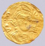 Central Asia / Silk Road, AV bracteate, imitations of Byzantine style