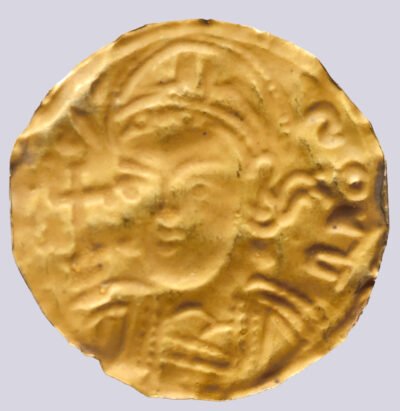 Central Asia / Silk Road, AV bracteate, imitations of Byzantine style