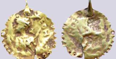 Central Asia, AV bracteate of Hunnic style