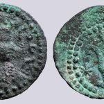 Western Turks, AE ½ drachm, Later Nezak, Type 203A
