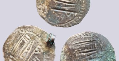 Islamic AR bracteates, imitating Umayyad or Abbasid dirhams